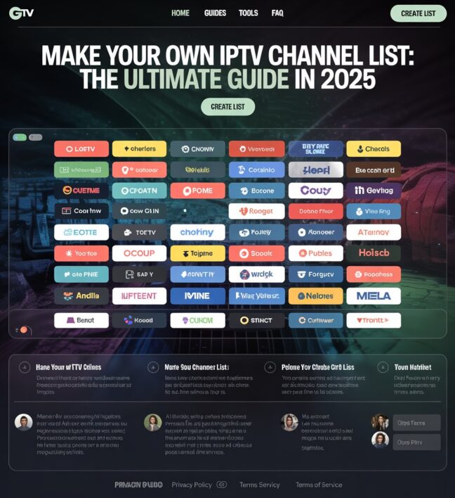 IPTV Channel List The Ultimate Guide in 2025