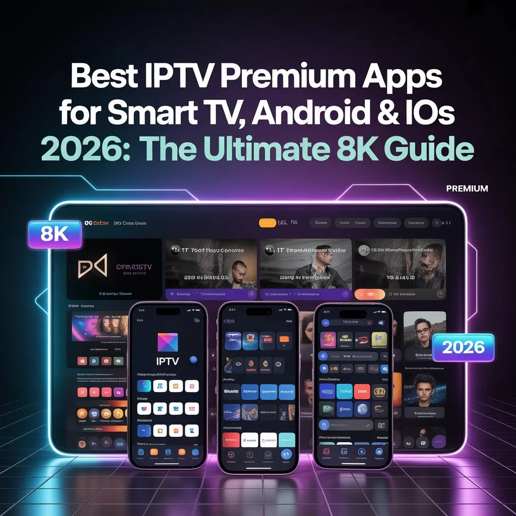 Best IPTV Premium Apps for Smart TV, Android & iOS